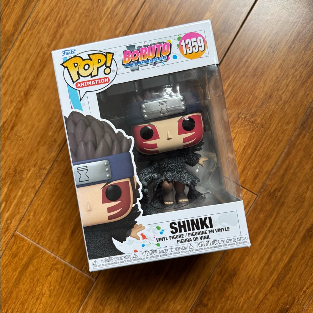 Funko Pop! Boruto Shinki Figure with Red and Black Accents